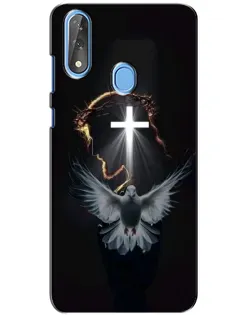 Чехол для ZTE Blade V10 с картинкой «Голубь и Свет»