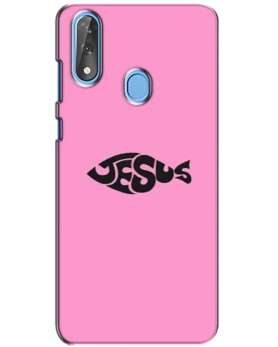 Чехол для ZTE Blade V10 с картинкой «Розовый символ Jesus» Чехол для ZTE Blade V10 с картинкой «Розовый символ Jesus»