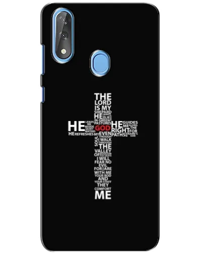 Чехол для ZTE Blade V10 с картинкой «Текстовый крест» Чехол для ZTE Blade V10 с картинкой «Текстовый крест»
