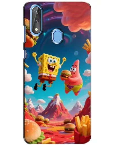Чохол для ZTE Blade V10 з картинкою «Космічний фастфуд»
