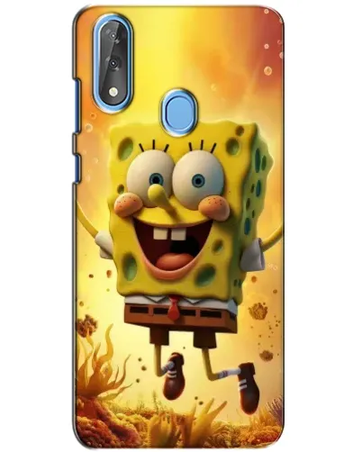 Чохол для ZTE Blade V10 з картинкою «Губка Боб стрибає»