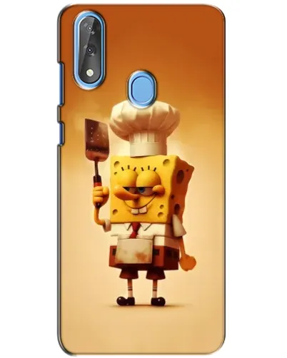 Чохол для ZTE Blade V10 з картинкою «Губка Боб кухар»