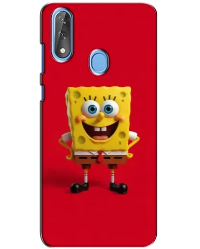 Чохол для ZTE Blade V10 з картинкою «Спанч Боб на червоному»