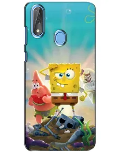 Чохол для ZTE Blade V10 з картинкою «Спанч Боб переможець»