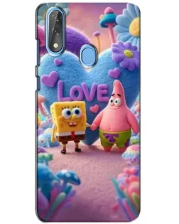 Чохол для ZTE Blade V10 з картинкою «Губка Боб Патрік»