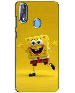 Чохол для ZTE Blade V10 з картинкою «Позитивний Губка Боб»