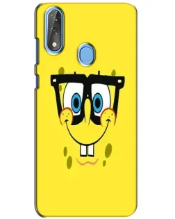 Чехол для ZTE Blade V10 с картинкой «Минималистичный Спанч Боб»