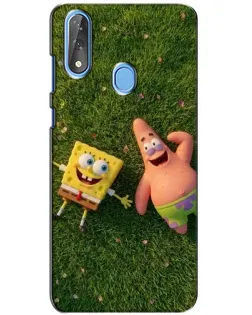 Чехол для ZTE Blade V10 с картинкой «Друзья на лужайке»