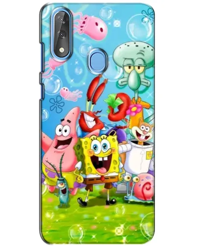 Чехол для ZTE Blade V10 с картинкой «Губка Боб и друзья» Чехол для ZTE Blade V10 с картинкой «Губка Боб и друзья»