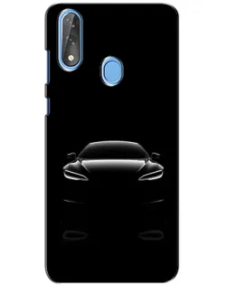 Чохол для ZTE Blade V10 з картинкою «Силует Tesla Night»