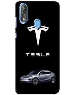 Чохол для ZTE Blade V10 з картинкою «Tesla Model Y»