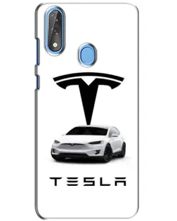 Чохол для ZTE Blade V10 з картинкою «Tesla White Style»