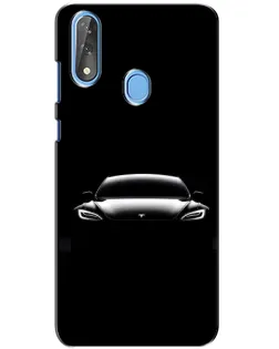 Чохол для ZTE Blade V10 з картинкою «Фари Tesla Night»