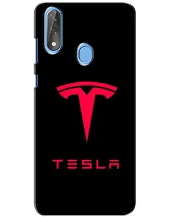 Чохол для ZTE Blade V10 з картинкою «Tesla Red Logo»