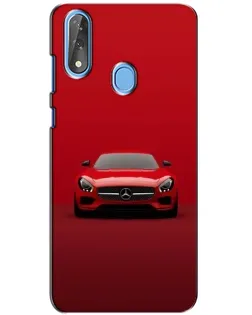 Чохол для ZTE Blade V10 з картинкою «Червоний Mercedes AMG»