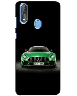 Чохол для ZTE Blade V10 з картинкою «Mercedes — неоновий лого»