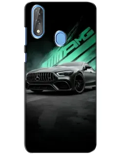 Чохол для ZTE Blade V10 з картинкою «Темний Mercedes AMG»