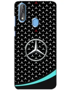 Чохол для ZTE Blade V10 з картинкою «Mercedes — бірюзовий акцент»