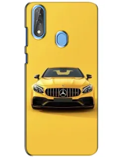 Чохол для ZTE Blade V10 з картинкою «Жовтий Mercedes GT»