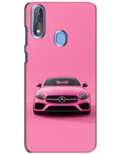 Чехол для ZTE Blade V10 с картинкой «Розовый Mercedes AMG»