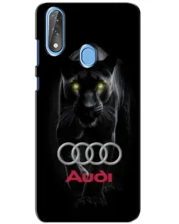 Чохол для ZTE Blade V10 з картинкою «Пантера та Audi»