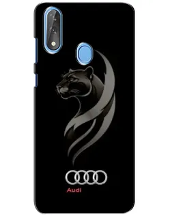 Чохол для ZTE Blade V10 з картинкою «Графіка — пантера та Audi»