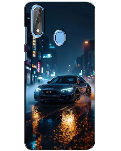 Чохол для ZTE Blade V10 з картинкою «Нічне місто та Audi» Чохол для ZTE Blade V10 з картинкою «Нічне місто та Audi»