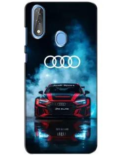 Чохол для ZTE Blade V10 з картинкою «Audi Sport — неон»