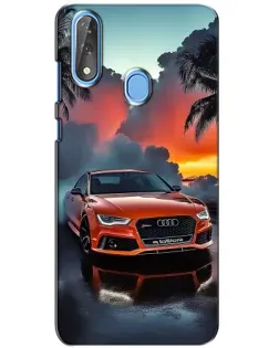 Чохол для ZTE Blade V10 з картинкою «Audi — захід сонця»