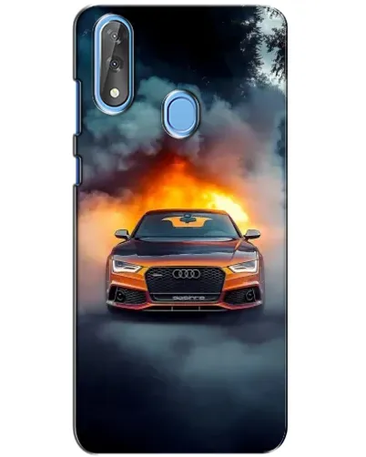 Чохол для ZTE Blade V10 з картинкою «Audi у вогняному диму» Чохол для ZTE Blade V10 з картинкою «Audi у вогняному диму»