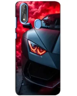 Чохол для ZTE Blade V10 з картинкою «Lamborghini червоне сяйво»