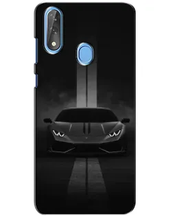 Чохол для ZTE Blade V10 з картинкою «Lamborghini симетрія доріг»