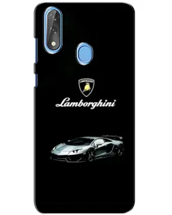Чохол для ZTE Blade V10 з картинкою «Логотип Lamborghini класика»