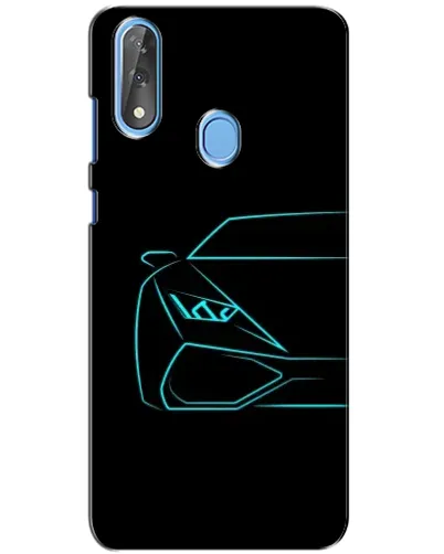 Чохол для ZTE Blade V10 з картинкою «Блакитний силует Lamborghini» Чохол для ZTE Blade V10 з картинкою «Блакитний силует Lamborghini»