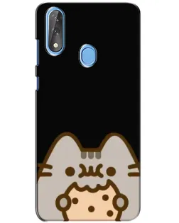 Чохол для ZTE Blade V10 з картинкою «Пушин на чорному»