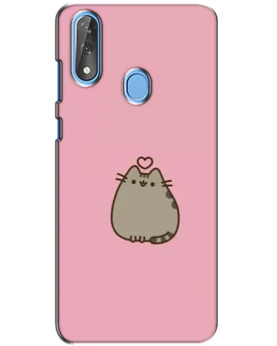 Чохол для ZTE Blade V10 з картинкою «Pusheen серце»
