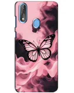 Чехол для ZTE Blade V10 с картинкой «Бабочка в дыму» Чехол для ZTE Blade V10 с картинкой «Бабочка в дыму»