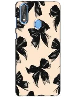 Чехол для ZTE Blade V10 с картинкой «Паттерн черные банты» Чехол для ZTE Blade V10 с картинкой «Паттерн черные банты»