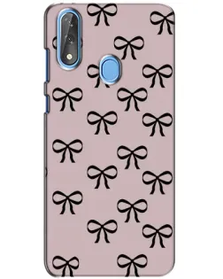 Чехол для ZTE Blade V10 с картинкой «Черные бантики»