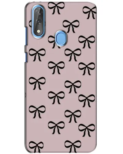 Чехол для ZTE Blade V10 с картинкой «Черные бантики»