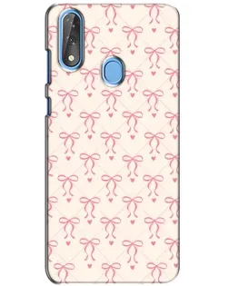 Чехол для ZTE Blade V10 с картинкой «Розовые бантики Coquette»