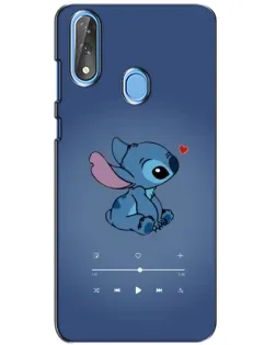 Чехол для ZTE Blade V10 с картинкой «Музыкальный Stitch»
