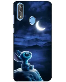 Чехол для ZTE Blade V10 с картинкой «Лунная ночь Стича»