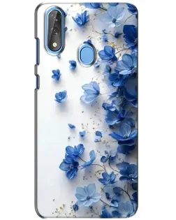 Чехол для ZTE Blade V10 с картинкой «Голубой цветочный каскад» Чехол для ZTE Blade V10 с картинкой «Голубой цветочный каскад»