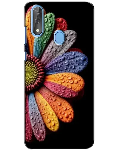 Чехол для ZTE Blade V10 с картинкой «Радужный цветок»