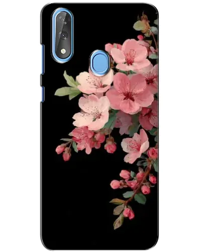 Чехол для ZTE Blade V10 с картинкой «Розовая ветка сакуры»