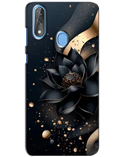 Чехол для ZTE Blade V10 с картинкой «Черный лотос»