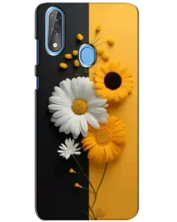 Чехол для ZTE Blade V10 с картинкой «Подсолнух и ромашка» Чехол для ZTE Blade V10 с картинкой «Подсолнух и ромашка»