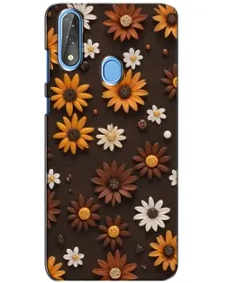 Чехол для ZTE Blade V10 с картинкой «Узор из маленьких подсолнухов» Чехол для ZTE Blade V10 с картинкой «Узор из маленьких подсолнухов»