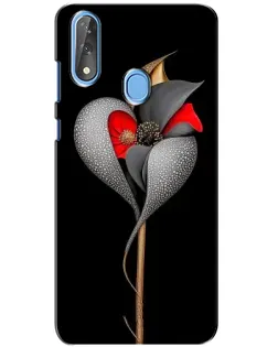 Чехол для ZTE Blade V10 с картинкой «Серебряный фантазийный цветок» Чехол для ZTE Blade V10 с картинкой «Серебряный фантазийный цветок»